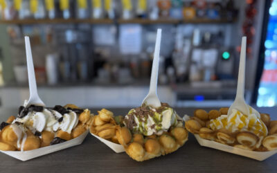 Bubble Waffles at Continental Cream, Banchory